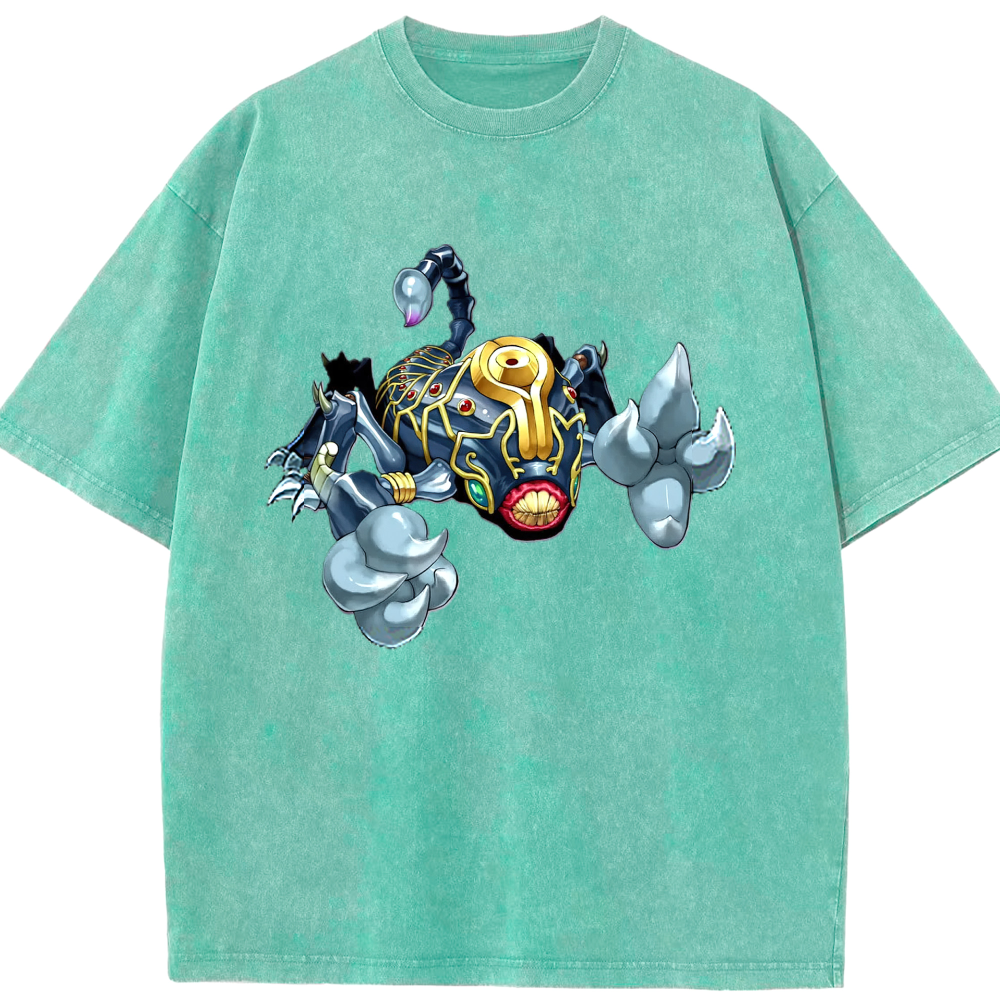 （画像用） 遊☆戯☆王 Yu-Gi-Oh! 綿100% ヴィンテージ風 半袖Tシャツ（フロントプリント）